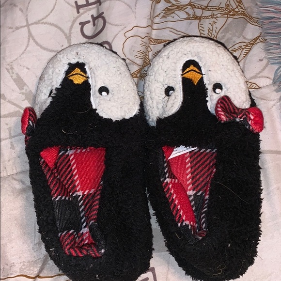 penguin house slippers